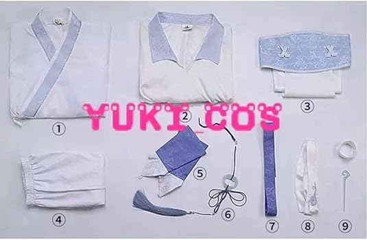 Amazon.co.jp: [ACQ] 魔道祖師 藍忘機 少年 コスプレ衣装